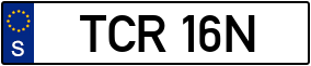 Truck License Plate